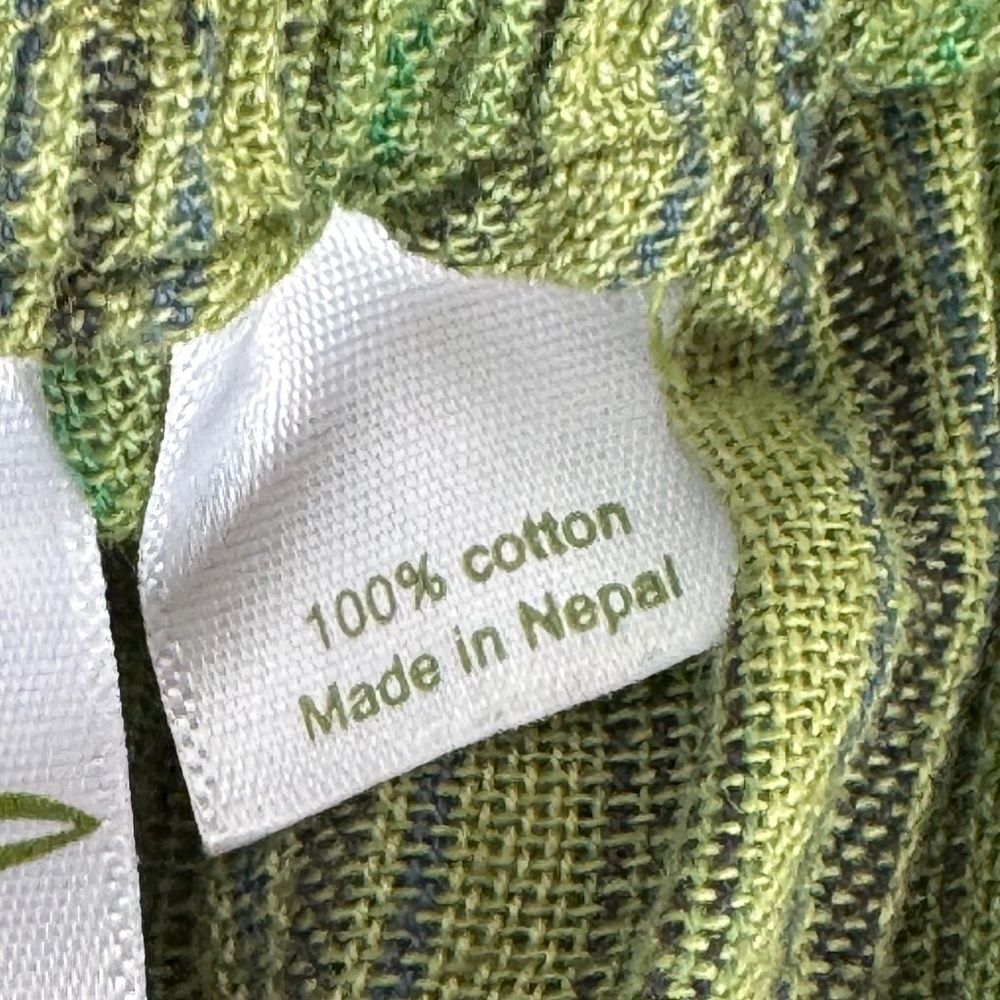 Soul Flower Ethically Created Patchwork Stripe Pa… - image 7